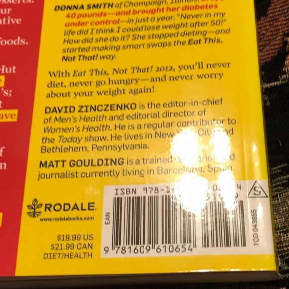 NWT, EAT THIS, NOT THAT,2012 and 2013 editions by David Zinczenko - Picture 8 of 8